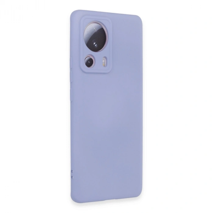 Xiaomi Mi 13 Lite Kılıf Nano İçi Kadife Silikon - Lila