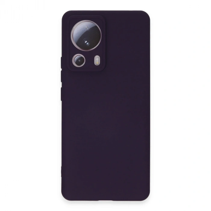 Xiaomi Mi 13 Lite Kılıf Nano İçi Kadife Silikon - Mor