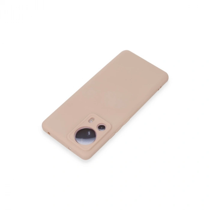 Xiaomi Mi 13 Lite Kılıf Nano İçi Kadife Silikon - Pudra