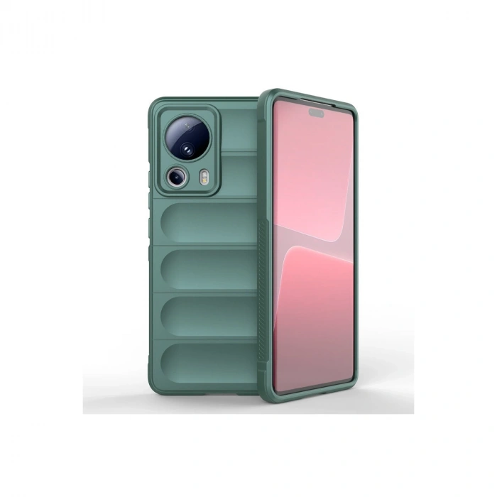 Xiaomi Mi 13 Lite Kılıf Optimum Silikon - Koyu Yeşil