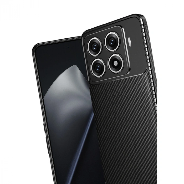 Xiaomi Mi 15t Pro Auto Focus Karbon Kapak - Siyah