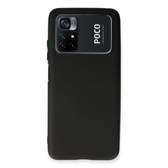Xiaomi Poco M4 Pro 4g Kılıf First Silikon - Siyah