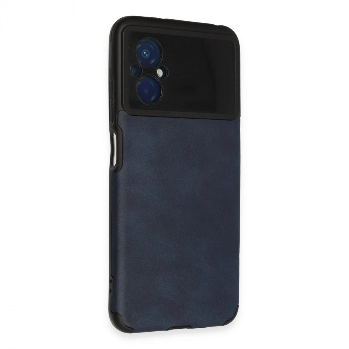 Xiaomi Poco M5 Kılıf Loop Deri Silikon - Lacivert