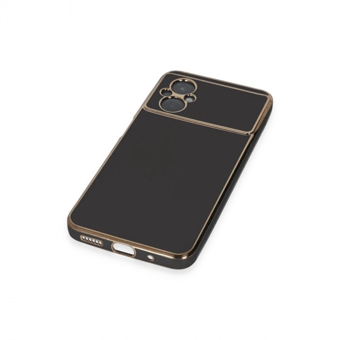 Xiaomi Poco M5 Kılıf Volet Silikon - Siyah