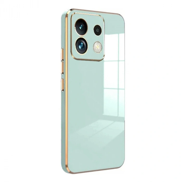 Xiaomi Poco M6 Pro 4g Kılıf Volet Silikon - Açık Yeşil