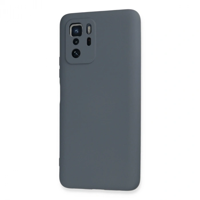 Xiaomi Poco X3 Gt Kılıf Nano İçi Kadife Silikon - Gri