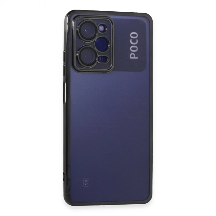 Xiaomi Poco X5 Pro 5g Kılıf Razer Lensli Silikon - Siyah