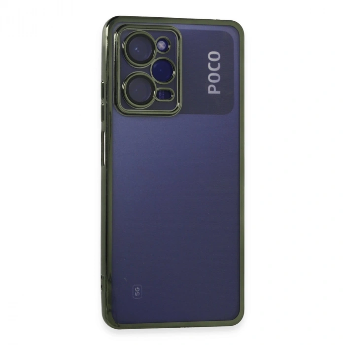 Xiaomi Poco X5 Pro 5g Kılıf Razer Lensli Silikon - Yeşil