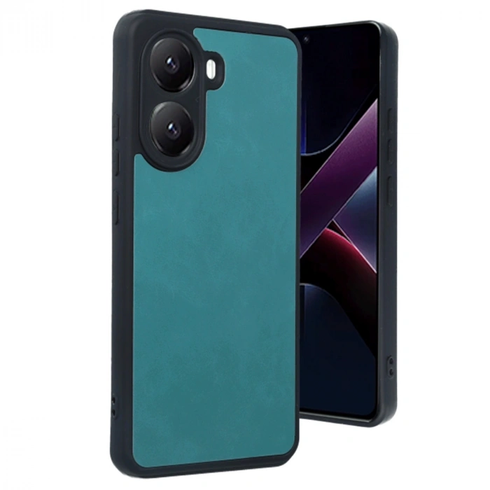 Xiaomi Poco X7 Pro Kılıf Aras Deri Kapak - Açık Yeşil