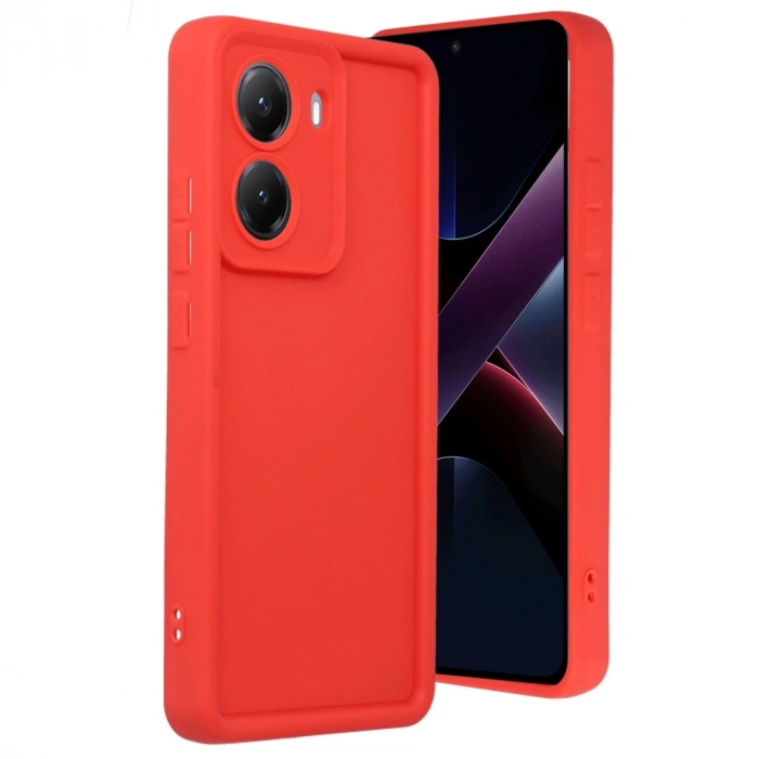 Xiaomi Poco X7 Pro Viera Silikon - Kırmızı