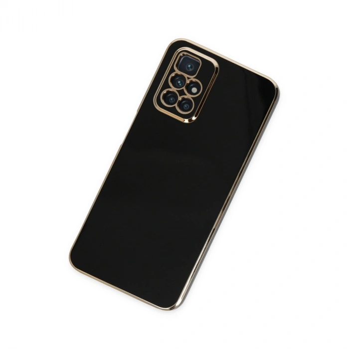 Xiaomi Redmi 10 2022 Kılıf Volet Silikon - Siyah