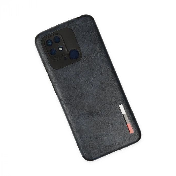 Xiaomi Redmi 10c Kılıf Loop Deri Silikon - Lacivert