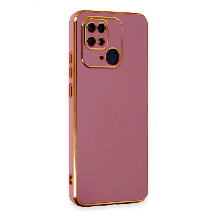 Xiaomi Redmi 10c Kılıf Volet Silikon - Kırmızı