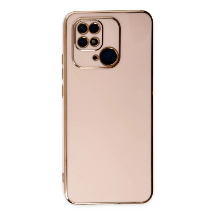 Xiaomi Redmi 10c Kılıf Volet Silikon - Pembe