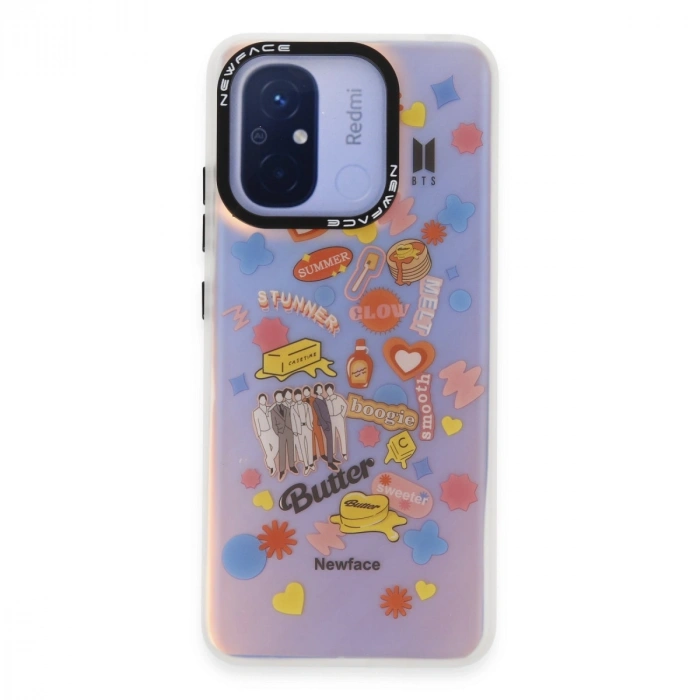 Xiaomi Redmi 12c Kılıf Estoril Desenli Kapak - Estoril - 16