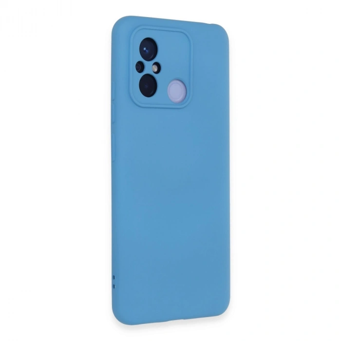 Xiaomi Redmi 12c Kılıf Nano İçi Kadife Silikon - Mavi