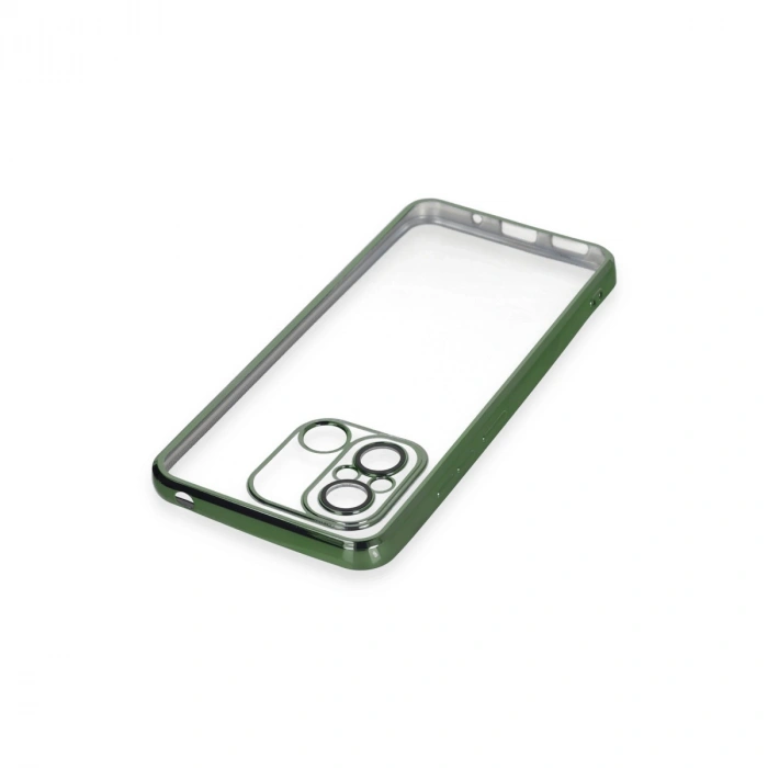 Xiaomi Redmi 12c Kılıf Razer Lensli Silikon - Yeşil