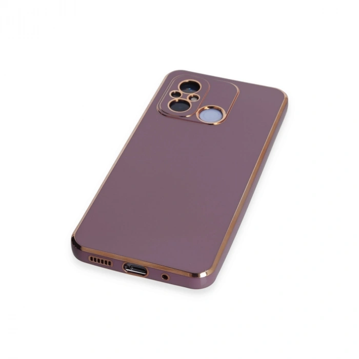 Xiaomi Redmi 12c Kılıf Volet Silikon - Mor