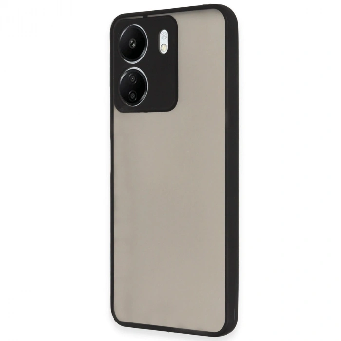 Xiaomi Redmi 13c Kılıf Montreal Silikon Kapak - Siyah
