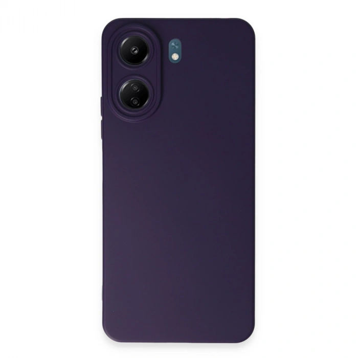 Xiaomi Redmi 13c Kılıf Nano İçi Kadife Silikon - Mor