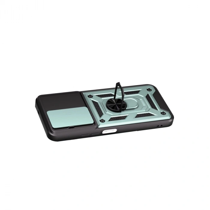 Xiaomi Redmi 15c 4g Pars Lens Yüzüklü Silikon - Yeşil