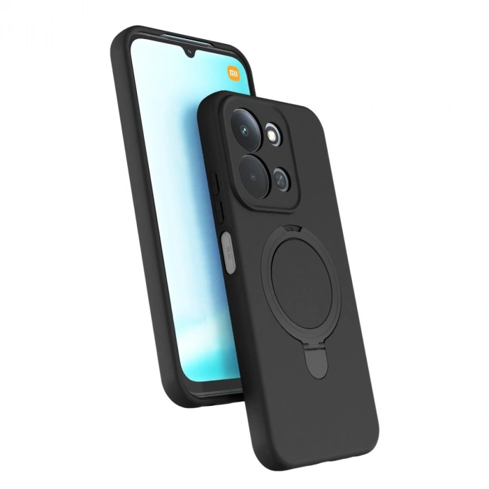 Xiaomi Redmi 15c 4g Regal Magsafe Standlı Kapak - Siyah