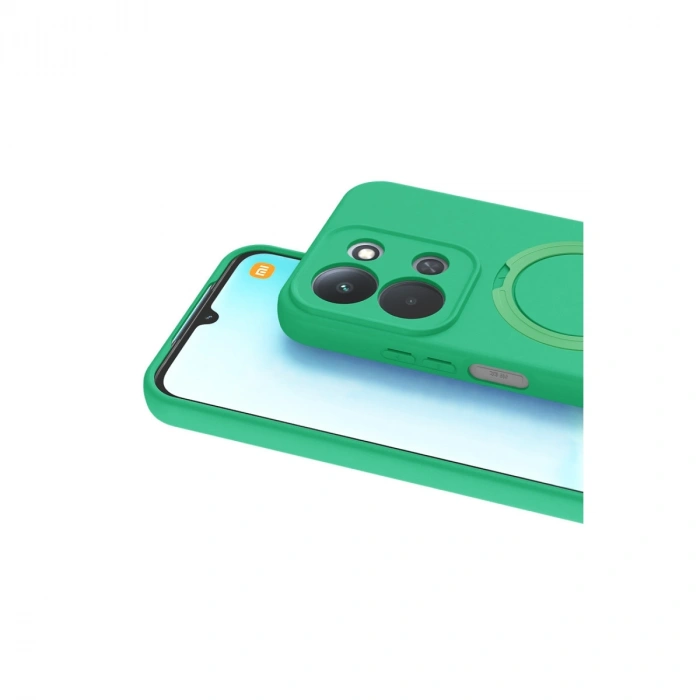 Xiaomi Redmi 15c 4g Regal Magsafe Standlı Kapak - Yeşil