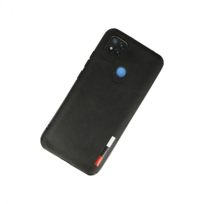 Xiaomi Redmi 9c Kılıf Loop Deri Silikon - Siyah
