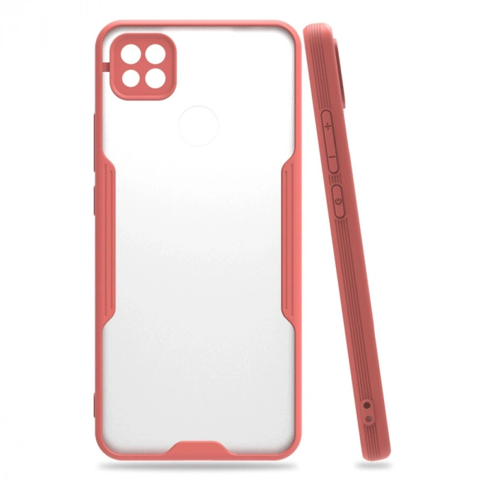 Xiaomi Redmi 9c Kılıf Platin Silikon - Pembe