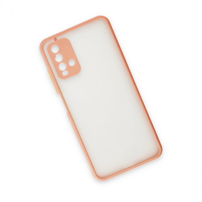 Xiaomi Redmi 9t Kılıf Montreal Silikon Kapak - Pembe