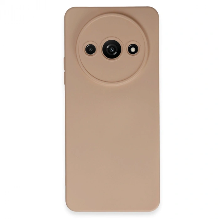 Xiaomi Redmi A3 4g Kılıf Nano İçi Kadife Silikon - Pudra