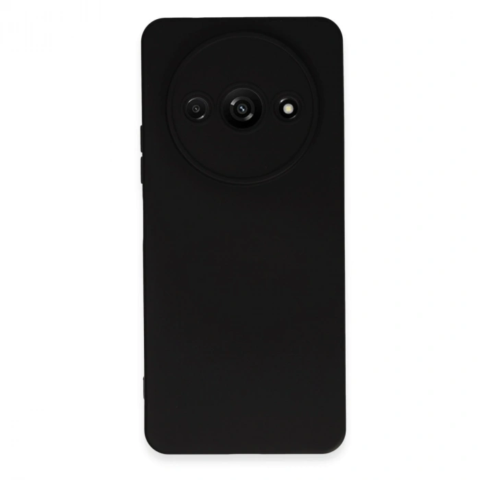 Xiaomi Redmi A3 4g Kılıf Nano İçi Kadife Silikon - Siyah