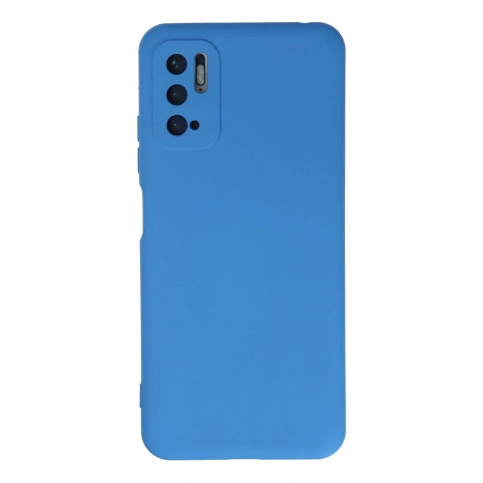 Xiaomi Redmi Note 10 5g Kılıf Nano İçi Kadife Silikon - Mavi