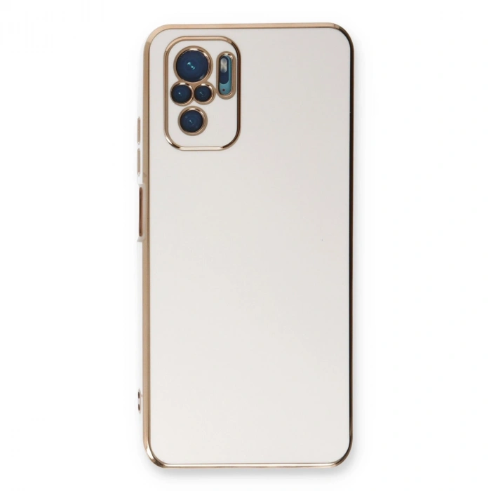 Xiaomi Redmi Note 10 Kılıf Volet Silikon - Beyaz