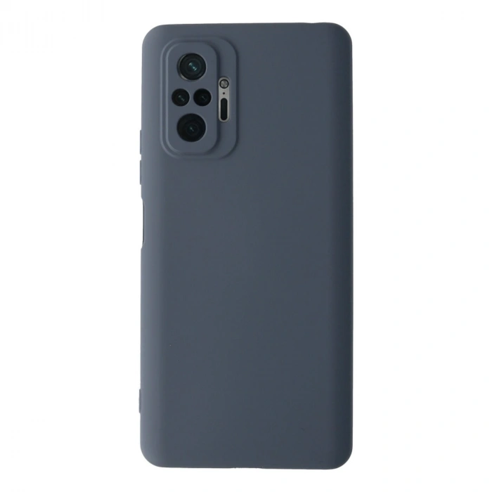 Xiaomi Redmi Note 10 Pro Kılıf Nano İçi Kadife Silikon - Gri