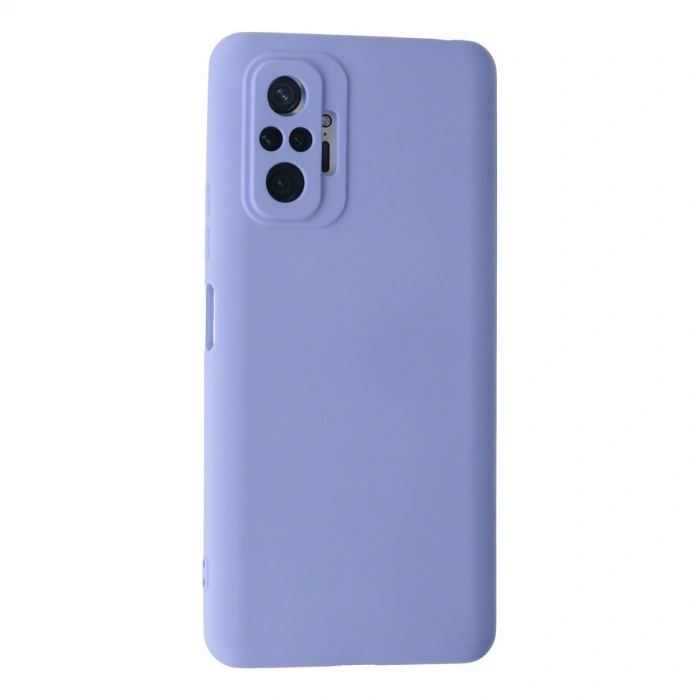 Xiaomi Redmi Note 10 Pro Kılıf Nano İçi Kadife Silikon - Lila