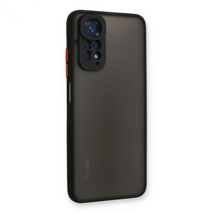 Xiaomi Redmi Note 11 Kılıf Montreal Silikon Kapak - Siyah