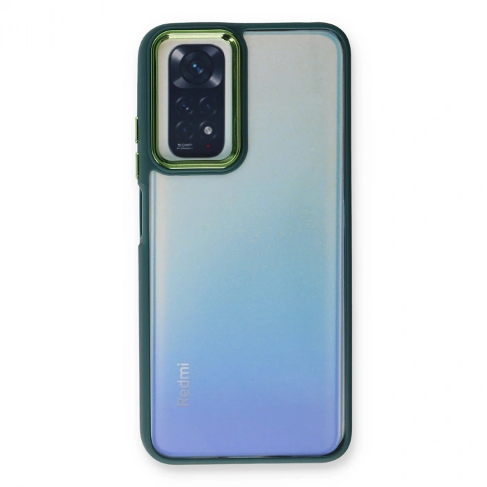 Xiaomi Redmi Note 11 Pro Kılıf Dora Kapak - Haki Yeşil