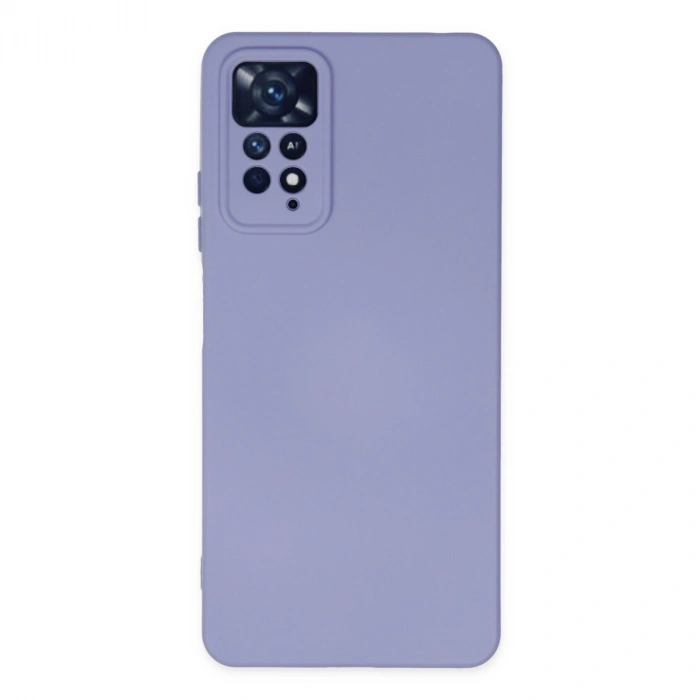 Xiaomi Redmi Note 11 Pro Kılıf Nano İçi Kadife Silikon - Lila