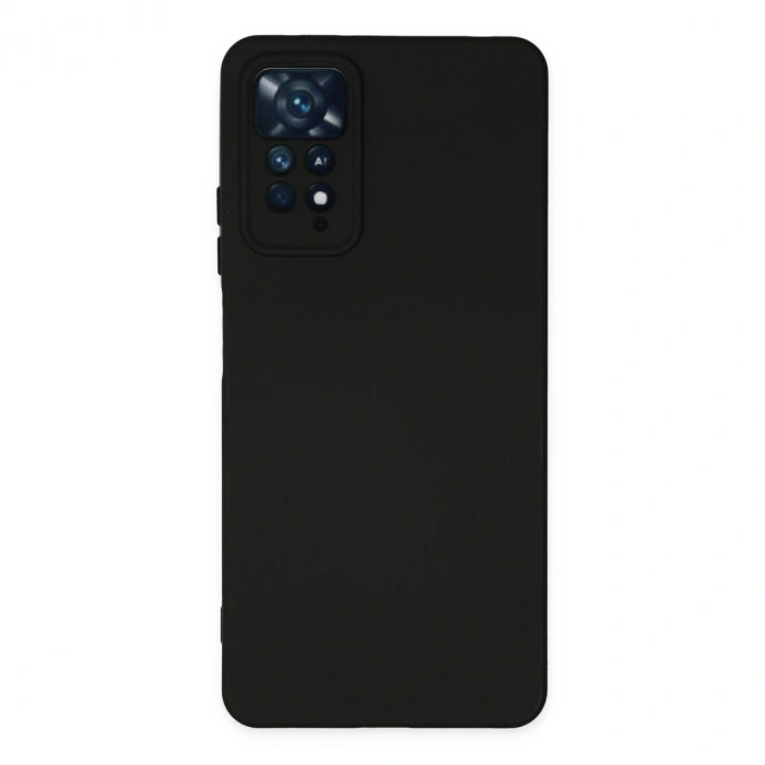 Xiaomi Redmi Note 11 Pro Kılıf Nano İçi Kadife Silikon - Siyah