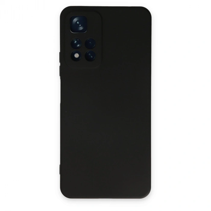 Xiaomi Redmi Note 11 Pro Plus 5g Kılıf Nano İçi Kadife Silikon - Siyah