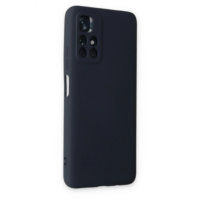 Xiaomi Redmi Note 11t Kılıf Nano İçi Kadife Silikon - Lacivert