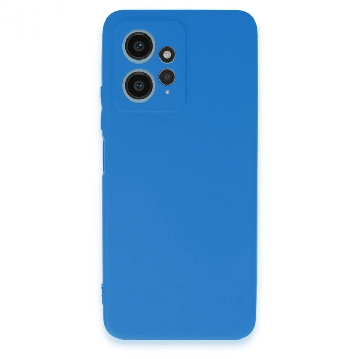 Xiaomi Redmi Note 12 4g Kılıf First Silikon - Mavi