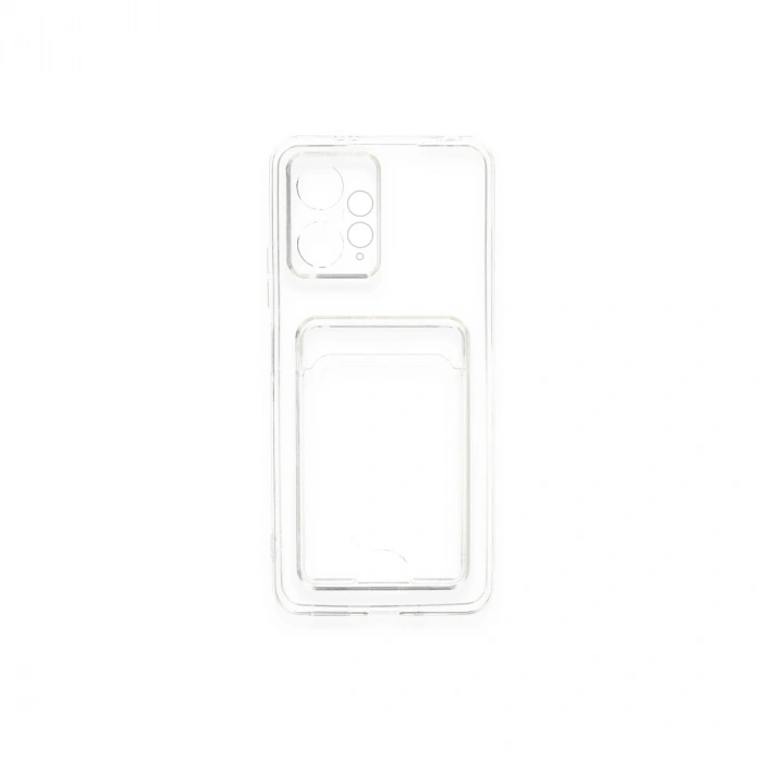 Xiaomi Redmi Note 12 4g Kılıf Kart Şeffaf Silikon - Şeffaf