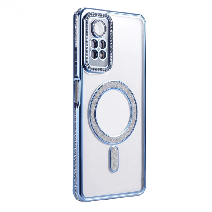 Xiaomi Redmi Note 12 Pro 4g Joke Simli Magneticsafe Kılıf - Mavi