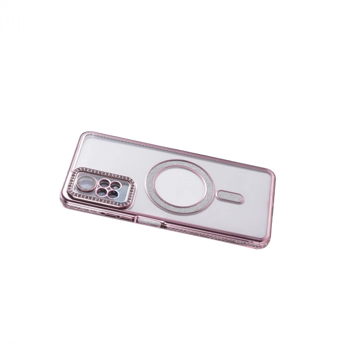 Xiaomi Redmi Note 12 Pro 4g Joke Simli Magneticsafe Kılıf - Pembe