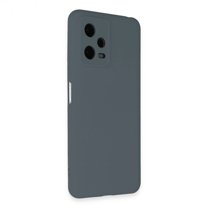Xiaomi Redmi Note 12 Pro 5g Kılıf Nano İçi Kadife Silikon - Gri