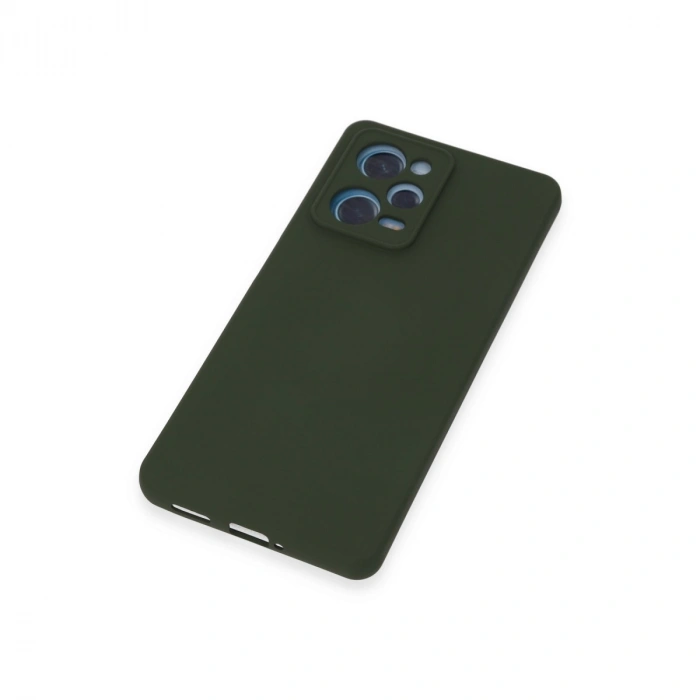 Xiaomi Redmi Note 12 Pro 5g Kılıf Nano İçi Kadife Silikon - Koyu Yeşil