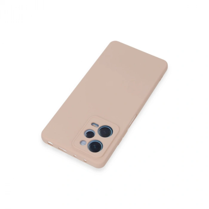 Xiaomi Redmi Note 12 Pro 5g Kılıf Nano İçi Kadife Silikon - Pudra