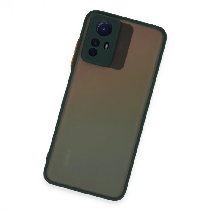 Xiaomi Redmi Note 12s Kılıf Montreal Silikon Kapak - Yeşil